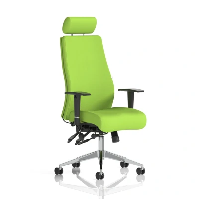 Image of Onyx Bespoke Colour with Headrest Myrrh Green