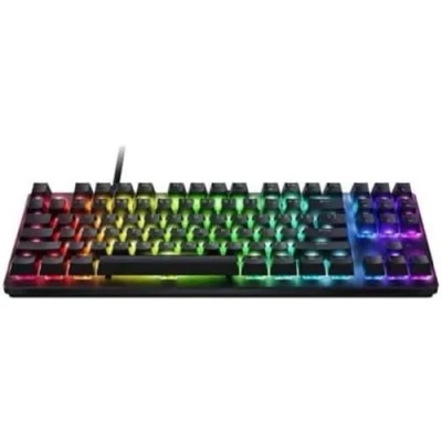 Image of Razer Huntsman V3 X Tenkeyless (Purple Switch) Optical Keyboard for Esports (Layout without Numeric Keypad, Fully Programmable Keys, with RGB Technology) QWERTY ES Design Black