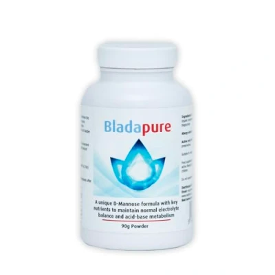 Image of D Mannose High Strength Supplement 90g Powder by Bladapure ® for Treatment of Urinary Tract Infections Vegan All Natural Ingredients