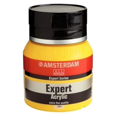 Image of Amsterdam Expert Artists Acrylic Paint 400ml Permanent yellow md