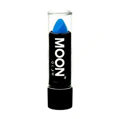 Image of Neon UV Lipstick by Moon Glow Pastel Blue Bright Coloured Glows under