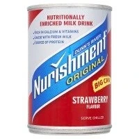 Image of Dunns River Nurishment Strawberry Energy Drink 12 x 400gm