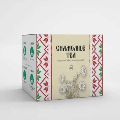 Image of Chamomile Tea by Amelia Rose 50 Bags 100% Pure Bulgarian Naturlly Caffeine Free