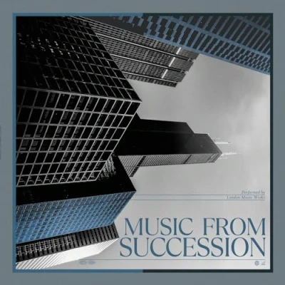 Image of Original Soundtrack Music From Succession Sea Blue vinyl Sealed 2024 UK LP 3760396024116