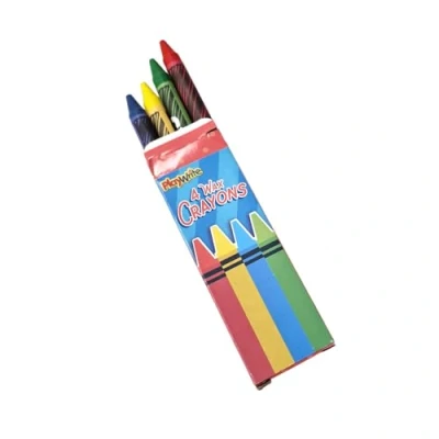 Image of Little Pack of 4 Wax Crayons Mini Gift Cracker Filler