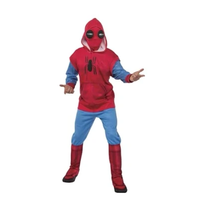 Image of Rubie&#039;s Official Disney Marvel Spider Man Homecoming Adult Costume, &quot;Sweats&quot; Deluxe Design, Size Standard