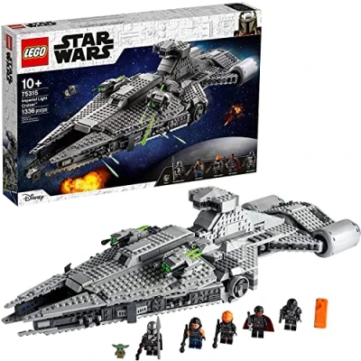 Image of LEGO Star Wars: The Mandalorian Imperial Light Cruiser 75315 Awesome Toy Building Kit for Kids, Featuring 5 Minifigures; New 2021 (1,336 Pieces)