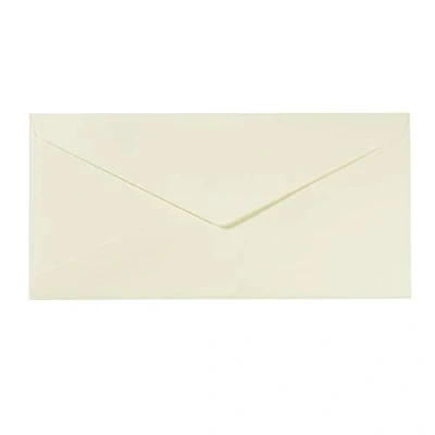 Image of Vaessen Creative Large Rectangular Envelopes, 25 count, Ivory, Self Seal, 8.8 x 4.5 inch, Matching Cards Available