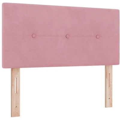 Image of vidaXL Headboard Button Tufted Pink 100 cm Velvet