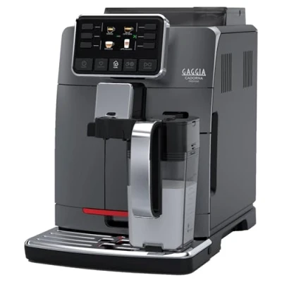 Image of Gaggia Cadorna Prestige Super Automatic Bean to Cup Espresso Coffee Machine, Cappuccino Maker, Anthracite Grey