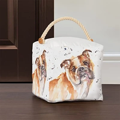 Image of The Leonardo Collection LP48725 Bulldog Design Doorstop Multi color Accessory