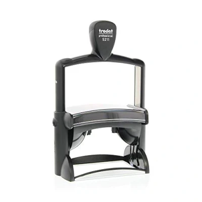 Image of Medium Packaging Logo Stamp Ideal for Marking Your Product with Text and/Or Allows Up to 12 Lines of Impression Size 85 x 55 mm
