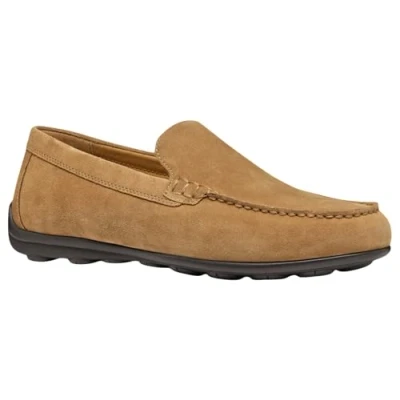 Image of Geox Spherica Moccasins, Men&#039;s, Size: 8, Toffee Calfskin