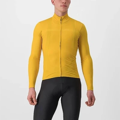 Image of CASTELLI 4521516 755 PRO T.MID LS JERSEY Sweatshirt Men&#039;s GOLDENROD Size S