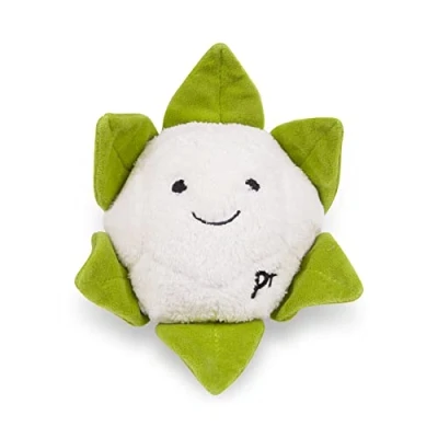 Image of Petface Foodie Faces Cauliflower Plush Dog Toy