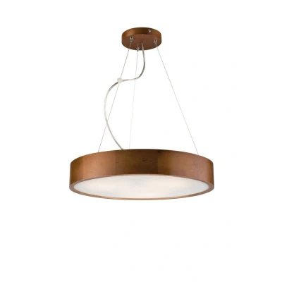 Image of Cylindrical Pendant Ceiling Light Rustic, 3x E27