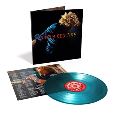 Image of Simply Red Time Turquoise vinyl Sealed 2023 UK LP 5054197429996