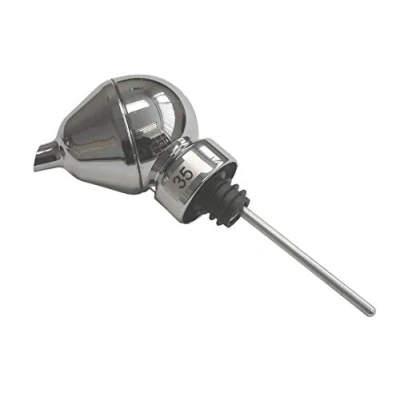 Image of drinkstuff Ball Pourer Chrome 50ml Spirit Pourer, Shot Bar Pour a Measure Every Time!