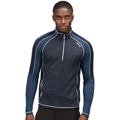 Image of Regatta Hepley Sweater Mens, Cajun Orange/Rhino, S