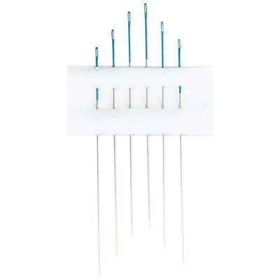 Image of Pony Coded Eye Needles: Beading 11, Multi Colour