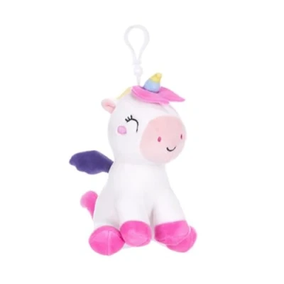 Image of Kawaii Kuties 5&quot;/12.5cm Japanese Unicorn Soft Plush Bag Clip