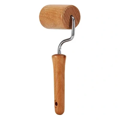 Image of Pizza Dough Roller Pie Rolling Roller, Rollers, Mini Pin Noodles Fondant for Egg Tart Roll Cookies(Style 4)