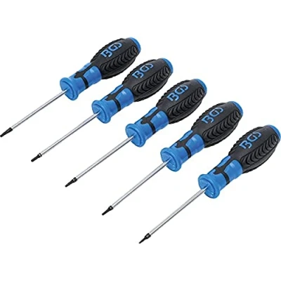Image of BGS 6826 Screwdriver Set T Star tamperproof (for Torx) T6 T10 5 pcs.