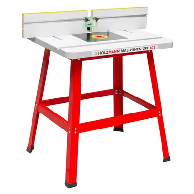 Image of Holzmann OFT102 Router Table for 1/2&#039; and 1/4&quot; Routers Universal Floor Standing