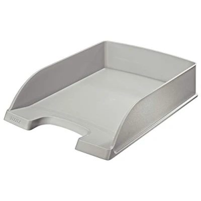 Image of Leitz A4 Letter Tray, Grey, Plus Range, 52270085