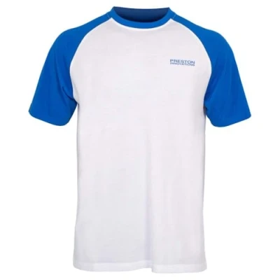 Image of Preston Lightweight White Raglan t shirt XXL Fishing