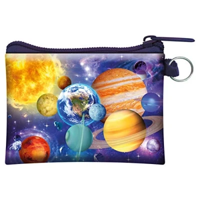 Image of 3D LiveLife Coin Purse Space Odyssey from Deluxebase. Lenticular Astronomy Purse. Cash, and Card Holder with Secure Zip Featuring Artwork Licensed Renowned Michael Searle