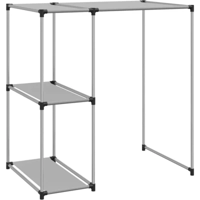 Image of vidaXL Storage Rack over Washing Machine Grey 87x55x90.5 cm Iron