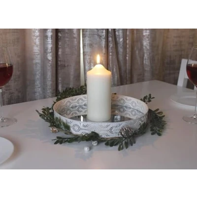 Image of Marco Paul Church Pillar Candle Long Burn Time with Pins Burning Lighting Lantern Light Lasting Festive Décor Christmas (16cm 100hr Candle)