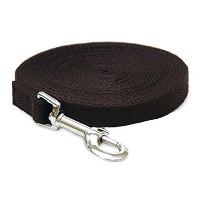 Image of GK Pet Dog Puppy Training Lead 32ft 10M Long Line Leash Collar Harness Rope Recall for Large, Medium and Small Dogs Great Training, Play, Camping, or Backyard