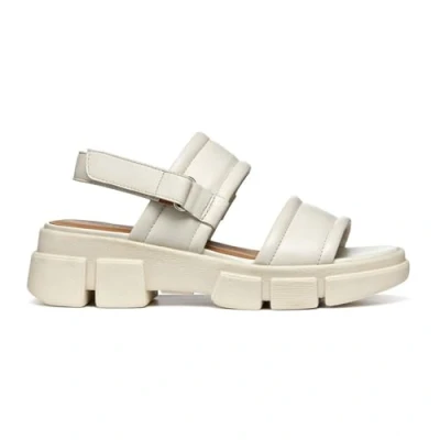 Image of Geox Women&#039;s D Lisbona A Wedge Sandal, Sand, 6 UK