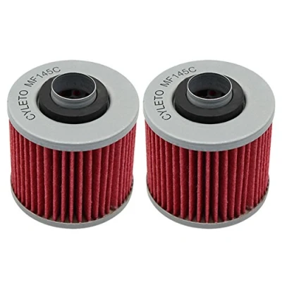 Image of Cyleto Oil Filter for YAMAHA YFM 700 R YFM700R YFM700 RAPTOR 2006 2007 2008 2009 2011 2012 2013 2014 2015 2016 (Pack of 2)