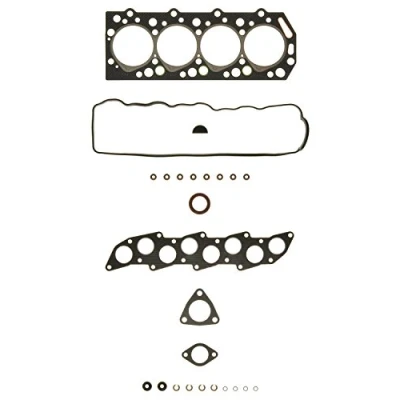 Image of MD050092HS, MD997023, MD997130, MD997232 Gasket Set, cylinder head AJUSA 52075600 with gasket, valve stem seals FIBERMAX