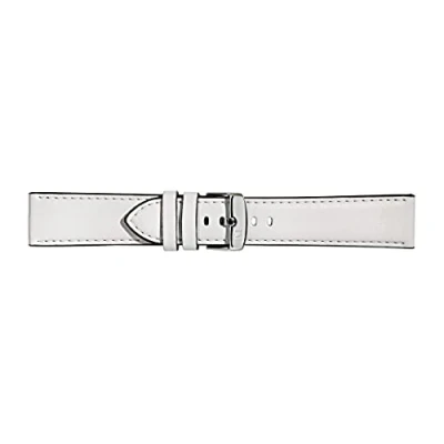 Image of Morellato Sport Collection Croquet Unisex Genuine Calf Leather Strap A01X5123C03, White, 18mm, bracelet