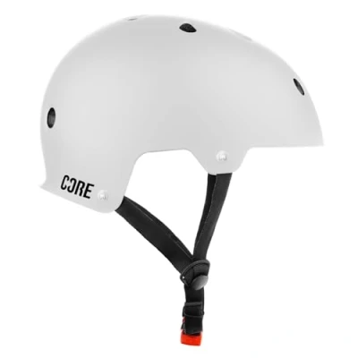 Image of CORE Protection Action Sports Helmet Skate/BMX/Bike/MTB/Roller Derby/Scooter White, S/M
