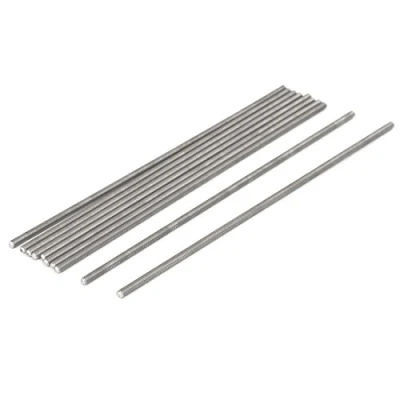Image of Sourcingmap M3 x 140mm 0.5mm Pitch 304 Stainless Steel Fully Threaded Rods Bar Studs 10 Pcs
