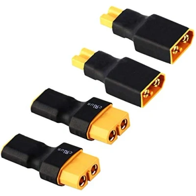 Image of 2 Pair No Wires XT30 to XT60 Plug Female Male Adapter Wireless Connector for RC FPV Drone Car Lipo NiMH Battery Charger ESC