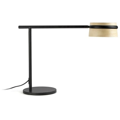 Image of Loop Integrated LED Floor Lamps Wood, 2700K