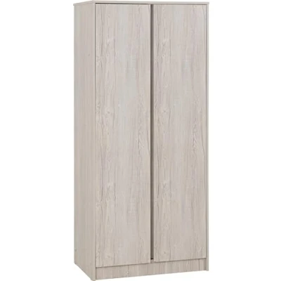 Image of Seconique Malvern 2 Door Wardrobe in Urban Snow