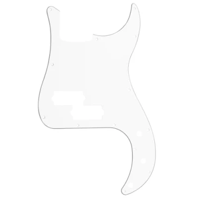 Image of Musiclily 13 Hole P Bass Pickguard for Fender American/Mexican Standard Precision Bass,3Ply White