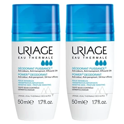 Image of Skincare &amp; Hygiene by Uriage Eau Thermale Power 3 Deodorant 2 x 50ml