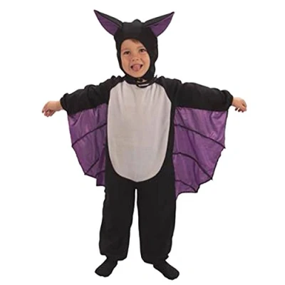 Image of Toddler Boys Fancy Dress Bat Suit Halloween Costume