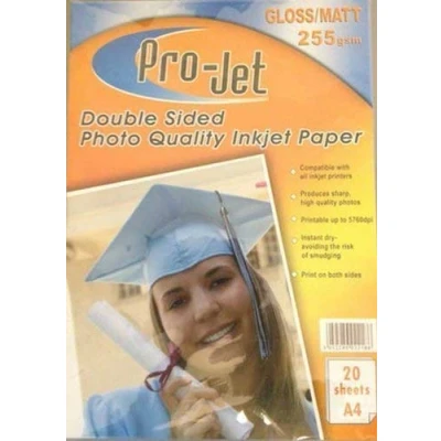 Image of ProJet 255gsm Gloss / Matt Paper 20 sheets Brand Photo A4 single sided