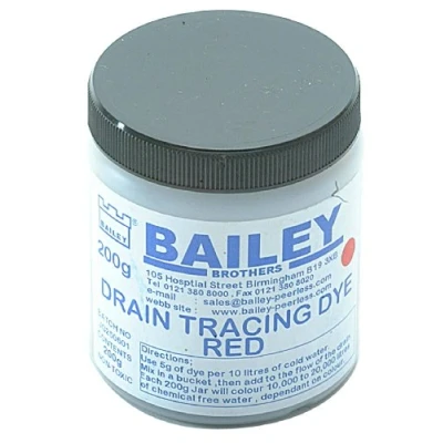 Image of Bailey 3590 Drain Tracing Dye Red
