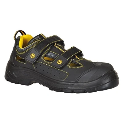 Image of Portwest Compositelite ESD Tagus Sandal S1P, Size: 36, Colour: Black, FC04BKR36