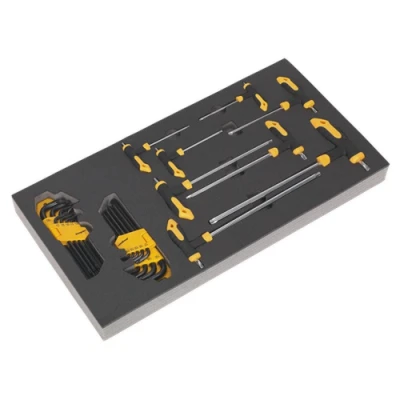 Image of Siegen Tool Tray with T Handle &amp; Standard TRX Star* Key Sets 26pc